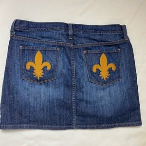 Gap Denim Skirt Fleur de Les Large